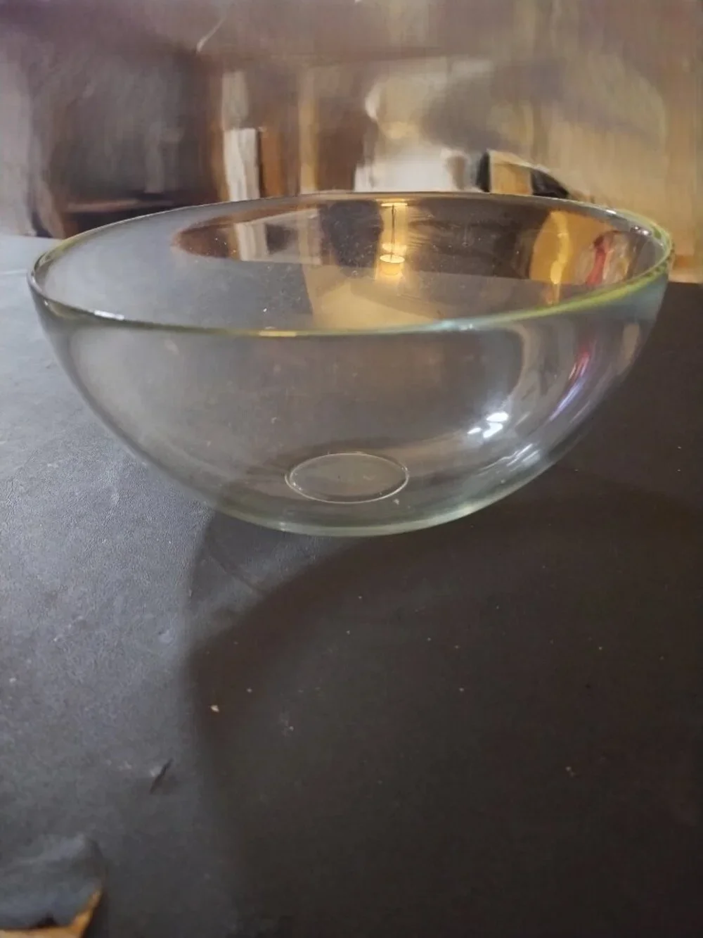 BLANDA Serving bowl, clear glass, 8